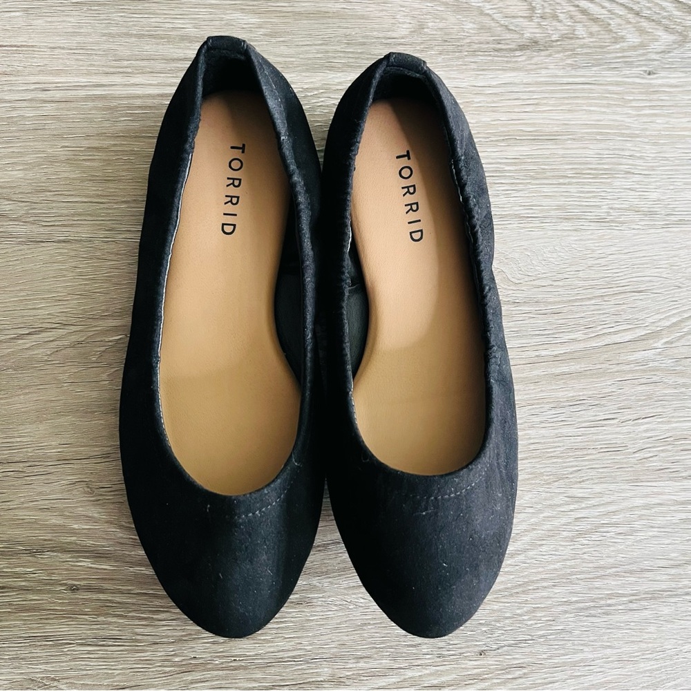 Torrid Scrunch Ballet Flat New No tags Size 6W